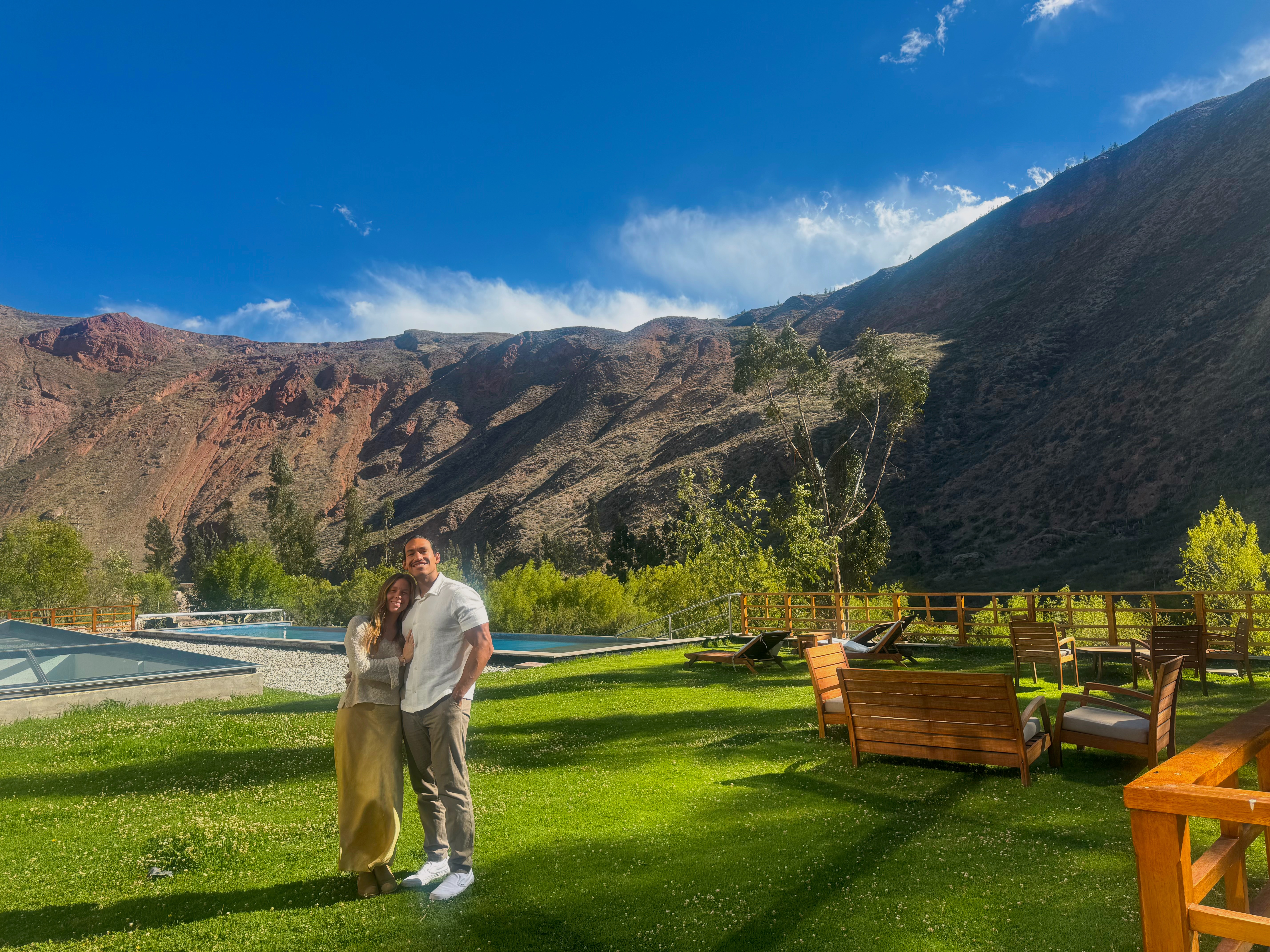 Renato & Leanne in the Sacred Valley, Peru